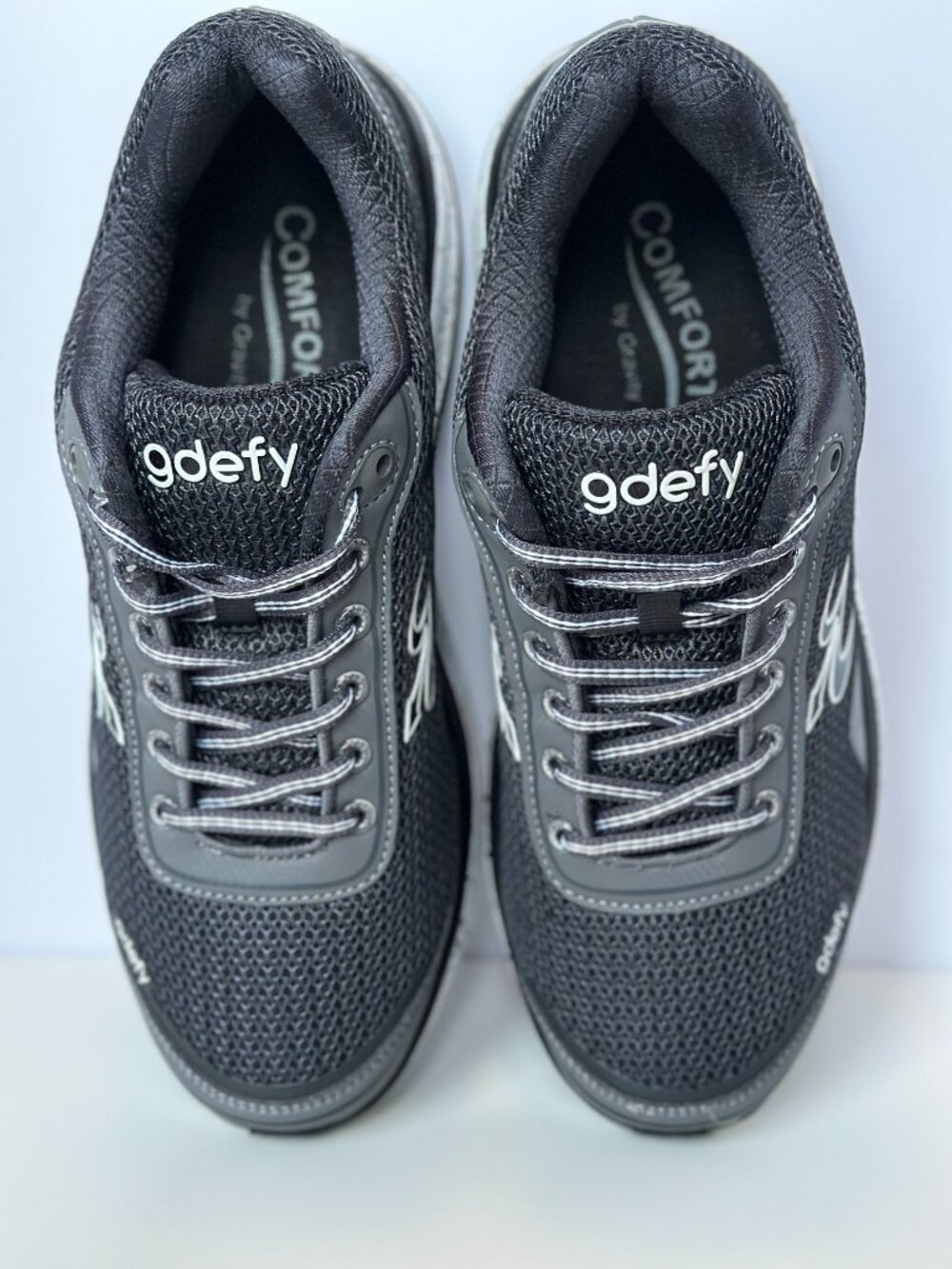 Gravity Defyer G-Defy Mighty Walk Black Gray VersaShock Shoes 10.5 - Picture 4 of 13